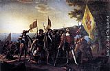 John Vanderlyn Columbus Landing at Guanahani, 1492 painting